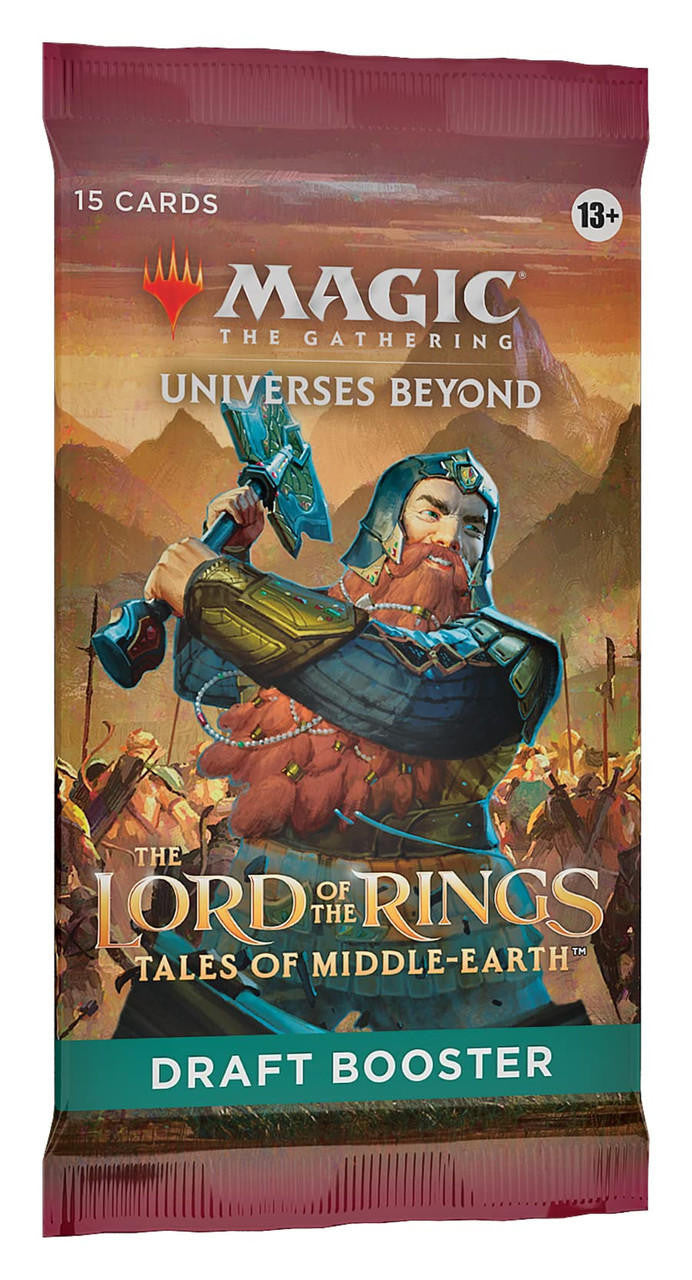 Wizards of the Coast Magic the Gathering CCG: Lord of the Rings Draft Booster Pack